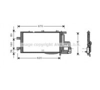 OLA5370 AVA QUALITY COOLING - купить в магазине запчастей по Украине