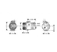OLAK139 AVA QUALITY COOLING - купить в магазине запчастей по Украине
