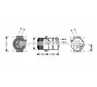 OLK438 AVA QUALITY COOLING - купить в магазине запчастей по Украине
