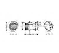 OLK448 AVA QUALITY COOLING - купить в магазине запчастей по Украине