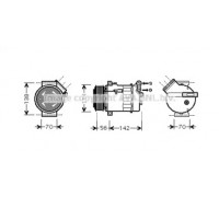 OLK449 AVA QUALITY COOLING - купить в магазине запчастей по Украине