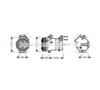 OLK475 AVA QUALITY COOLING - купить в магазине запчастей по Украине