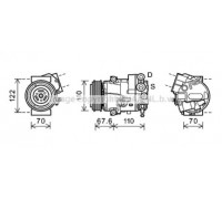 OLK605 AVA QUALITY COOLING - купить в магазине запчастей по Украине