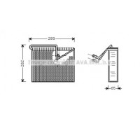 Испаритель, кондиционер AVA QUALITY COOLING OLV372 OLV372 AVA QUALITY COOLING - купить в магазине запчастей по Украине