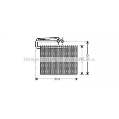 Испаритель, кондиционер OLV399 AVA QUALITY COOLING - купить в магазине запчастей по Украине