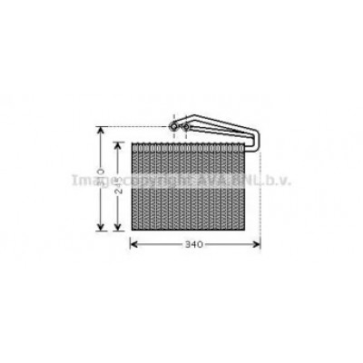 Испаритель, кондиционер OLV400 AVA QUALITY COOLING - купить в магазине запчастей по Украине