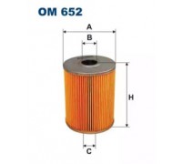 Масляный фильтр FILTRON OM652 OM652 FILTRON - купить в магазине запчастей по Украине