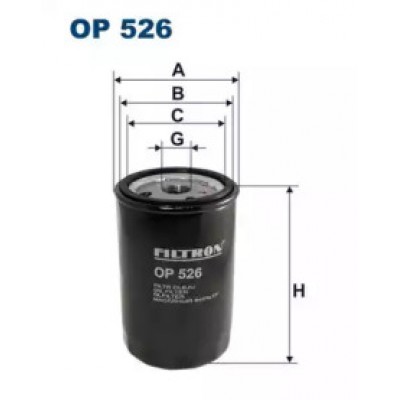 Масляный фильтр OP526 FILTRON - купить в магазине запчастей по Украине