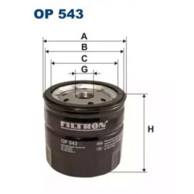 Масляный фильтр OP543 FILTRON - купить в магазине запчастей по Украине