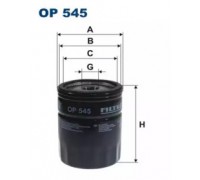 Масляный фильтр FILTRON OP545 OP545 FILTRON - купить в магазине запчастей по Украине