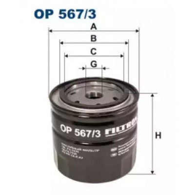 Масляный фильтр OP5673 FILTRON - купить в магазине запчастей по Украине