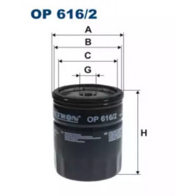 Масляный фильтр OP6162 FILTRON - купить в магазине запчастей по Украине