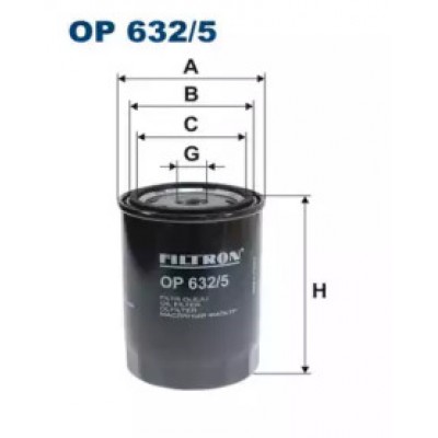 Масляный фильтр OP6325 FILTRON - купить в магазине запчастей по Украине
