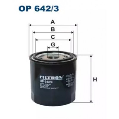 Масляный фильтр OP6423 FILTRON - купить в магазине запчастей по Украине