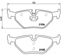 Комплект тормозных колодок, дисковый тормоз BREMBO P 06 025 P06025 BREMBO - купить в магазине запчастей по Украине
