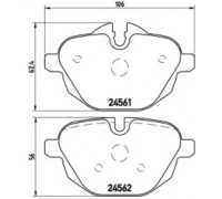 Комплект тормозных колодок, дисковый тормоз BREMBO P 06 064 P06064 BREMBO - купить в магазине запчастей по Украине