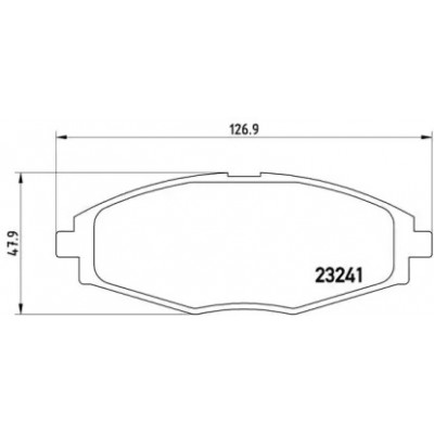 Комплект тормозных колодок, дисковый тормоз P15006 BREMBO - купить в магазине запчастей по Украине