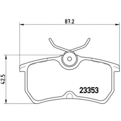 Комплект тормозных колодок, дисковый тормоз P24047 BREMBO - купить в магазине запчастей по Украине