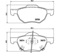 Комплект тормозных колодок, дисковый тормоз BREMBO P 28 036 P28036 BREMBO - купить в магазине запчастей по Украине