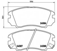 P30043 BREMBO - купить в магазине запчастей по Украине