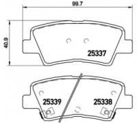 Комплект тормозных колодок, дисковый тормоз BREMBO P 30 067 P30067 BREMBO - купить в магазине запчастей по Украине
