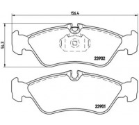 Комплект тормозных колодок, дисковый тормоз BREMBO P 50 082 P50082 BREMBO - купить в магазине запчастей по Украине