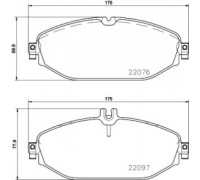 Комплект тормозных колодок, дисковый тормоз BREMBO P 50 124 P50124 BREMBO - купить в магазине запчастей по Украине