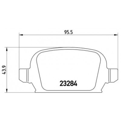 Комплект тормозных колодок, дисковый тормоз P59037 BREMBO - купить в магазине запчастей по Украине