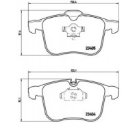 Комплект тормозных колодок, дисковый тормоз BREMBO P 59 046 P59046 BREMBO - купить в магазине запчастей по Украине