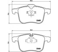 Комплект тормозных колодок, дисковый тормоз BREMBO P 59 049 P59049 BREMBO - купить в магазине запчастей по Украине