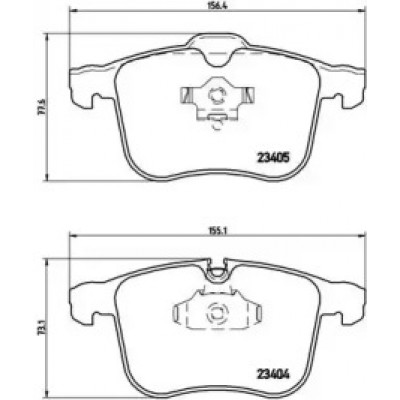 Комплект тормозных колодок, дисковый тормоз P59049 BREMBO - купить в магазине запчастей по Украине