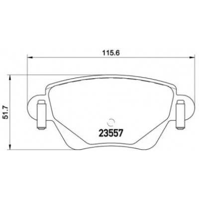 Комплект тормозных колодок, дисковый тормоз P68028 BREMBO - купить в магазине запчастей по Украине