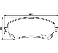 Комплект тормозных колодок, дисковый тормоз BREMBO P 68 067 P68067 BREMBO - купить в магазине запчастей по Украине