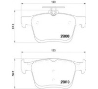 Комплект тормозных колодок, дисковый тормоз BREMBO P 85 125 P85125 BREMBO - купить в магазине запчастей по Украине