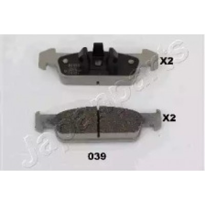 Комплект тормозных колодок, дисковый тормоз PA039AF JAPANPARTS - купить в магазине запчастей по Украине
