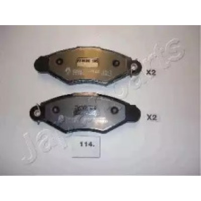 Комплект тормозных колодок, дисковый тормоз PA114AF JAPANPARTS - купить в магазине запчастей по Украине