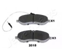Комплект тормозных колодок, дисковый тормоз JAPANPARTS PA-2018AF PA2018AF JAPANPARTS - купить в магазине запчастей по Украине
