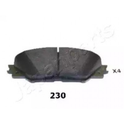 Комплект тормозных колодок, дисковый тормоз PA230AF JAPANPARTS - купить в магазине запчастей по Украине