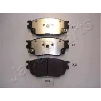 Комплект тормозных колодок, дисковый тормоз PA305AF JAPANPARTS - купить в магазине запчастей по Украине