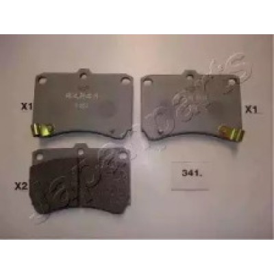 Комплект тормозных колодок, дисковый тормоз PA341AF JAPANPARTS - купить в магазине запчастей по Украине