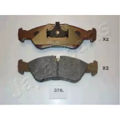 Комплект тормозных колодок, дисковый тормоз PA376AF JAPANPARTS - купить в магазине запчастей по Украине
