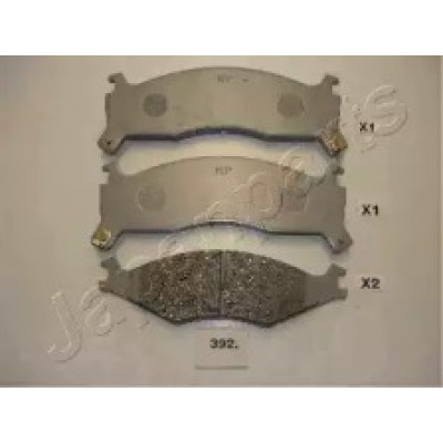 Комплект тормозных колодок, дисковый тормоз PA392AF JAPANPARTS - купить в магазине запчастей по Украине