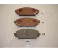 Комплект тормозных колодок, дисковый тормоз JAPANPARTS PA-489AF PA489AF JAPANPARTS - купити в магазині запчастин по Україні