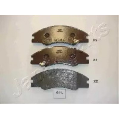 Комплект тормозных колодок, дисковый тормоз PAK11AF JAPANPARTS - купить в магазине запчастей по Украине
