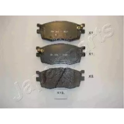 Комплект тормозных колодок, дисковый тормоз PAK12AF JAPANPARTS - купити в магазині запчастин по Україні