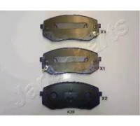 Комплект тормозных колодок, дисковый тормоз JAPANPARTS PA-K20AF PAK20AF JAPANPARTS - купить в магазине запчастей по Украине