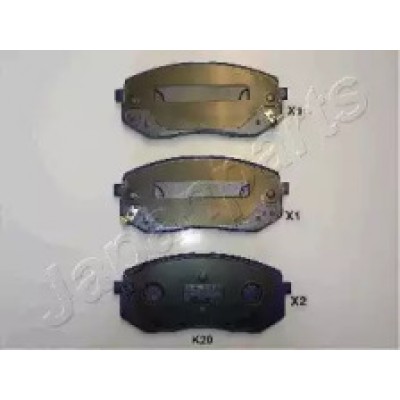 Комплект тормозных колодок, дисковый тормоз PAK20AF JAPANPARTS - купить в магазине запчастей по Украине