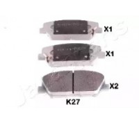 Комплект тормозных колодок, дисковый тормоз JAPANPARTS PA-K27AF PAK27AF JAPANPARTS - купить в магазине запчастей по Украине