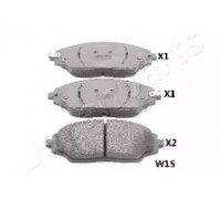 Комплект тормозных колодок, дисковый тормоз JAPANPARTS PA-W15AF PAW15AF JAPANPARTS - купить в магазине запчастей по Украине
