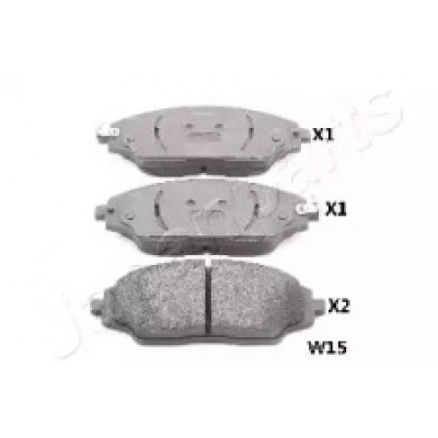 Комплект тормозных колодок, дисковый тормоз PAW15AF JAPANPARTS - купить в магазине запчастей по Украине